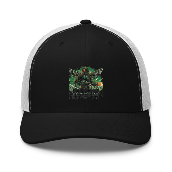 Fearless Fly Auto Detailing &Power Washing 44092363 Retro Trucker Hat | Yupoong 6606