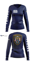 Andalusia Police Department Women's Long Sleeve V-neck Shirt - 10