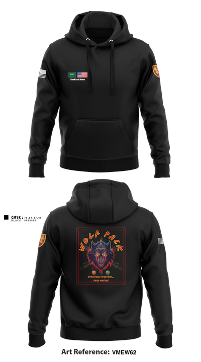 Wolf PAC-🚀🚀🚀 3395688 Hoodie - 6