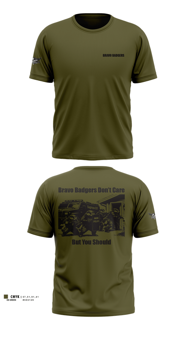 Old School Cotton Feel Shirt, Saginaw Police Emergency Services Team, Police, Teamtime, Team time, sublimation, custom sports apparel, team uniforms, spirit wear, spiritwear, sports uniforms, custom shirts, team store, custom team store, fundraiser sports, apparel fundraiser