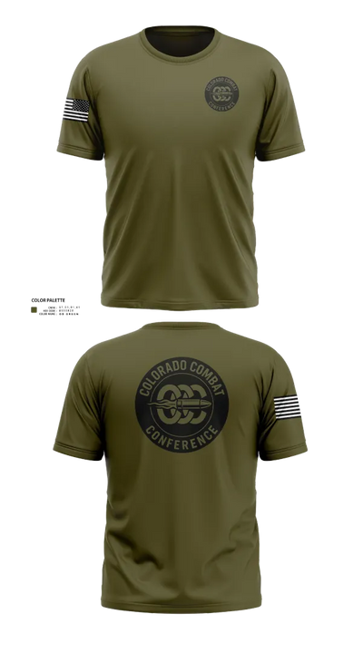 Colorado Combat Conference 90728248 Old School Cotton Feel Shirt - 22