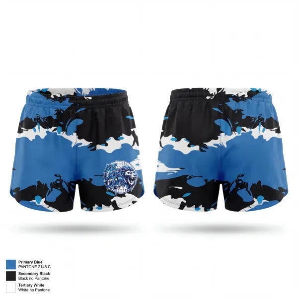 Womens Shorts, Lady Lions, , Teamtime, Team time, sublimation, custom sports apparel, team uniforms, spirit wear, spiritwear, sports uniforms, custom shirts, team store, custom team store, fundraiser sports, apparel fundraiser