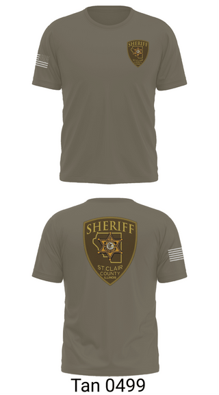 Short Sleeve Performance Shirt, St. Clair County Sheriff Department, Police, Teamtime, Team time, sublimation, custom sports apparel, team uniforms, spirit wear, spiritwear, sports uniforms, custom shirts, team store, custom team store, fundraiser sports, apparel fundraiser