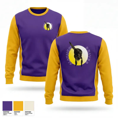 Alakanuk Braves 1075814 Crew Neck Sweatshirt - 1