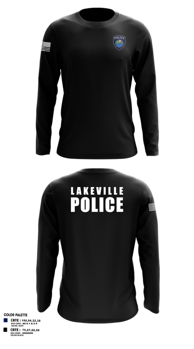 Lakeville Police Department 60717822 Long Sleeve Performance Shirt 8