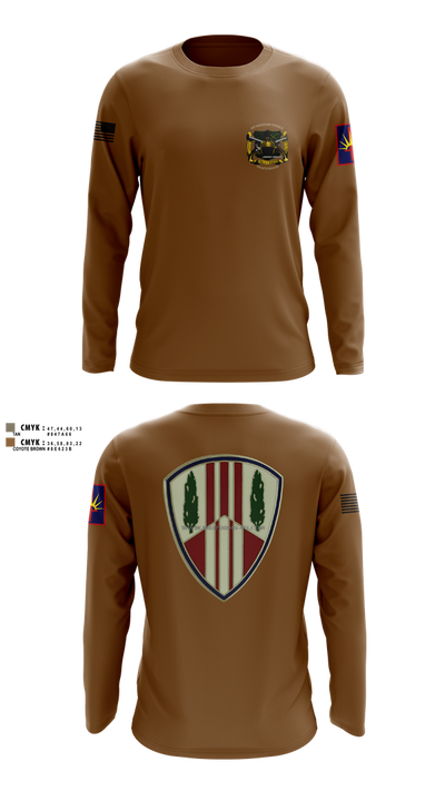 107th MP Company 21202425 Long Sleeve Performance Shirt 1