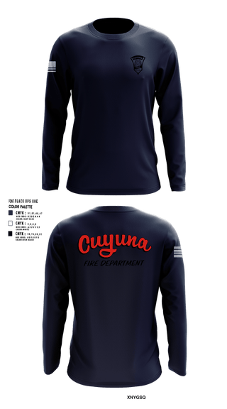 Long Sleeve Performance Shirt, Cuyuna Fire Department, Fire Department, Teamtime, Team time, sublimation, custom sports apparel, team uniforms, spirit wear, spiritwear, sports uniforms, custom shirts, team store, custom team store, fundraiser sports, apparel fundraiser