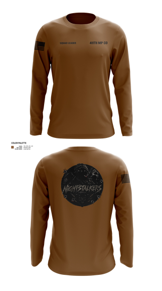 Long Sleeve Performance Shirt, 411TH MP CO, Army, Teamtime, Team time, sublimation, custom sports apparel, team uniforms, spirit wear, spiritwear, sports uniforms, custom shirts, team store, custom team store, fundraiser sports, apparel fundraiser