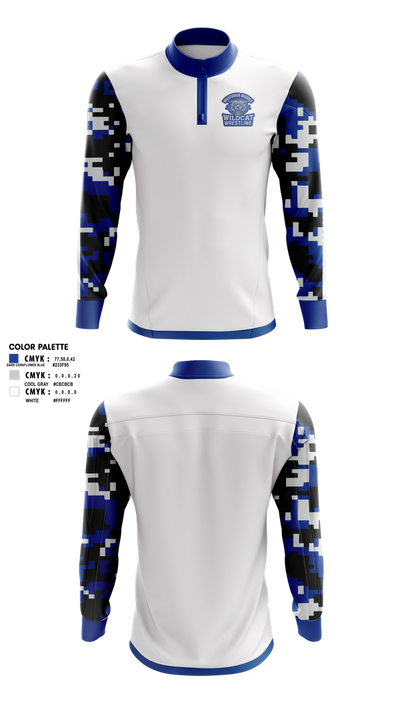 Westover Middle Wrestling 20683459 Quarter Zip Jacket - 8