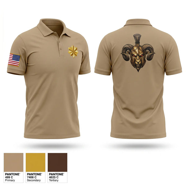 Short Sleeve Performance Polo, Charlie Co., 22 RRB, Army, Teamtime, Team time, sublimation, custom sports apparel, team uniforms, spirit wear, spiritwear, sports uniforms, custom shirts, team store, custom team store, fundraiser sports, apparel fundraiser