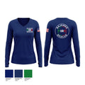 Cabo Este Women's Long Sleeve V-neck Shirt - 1
