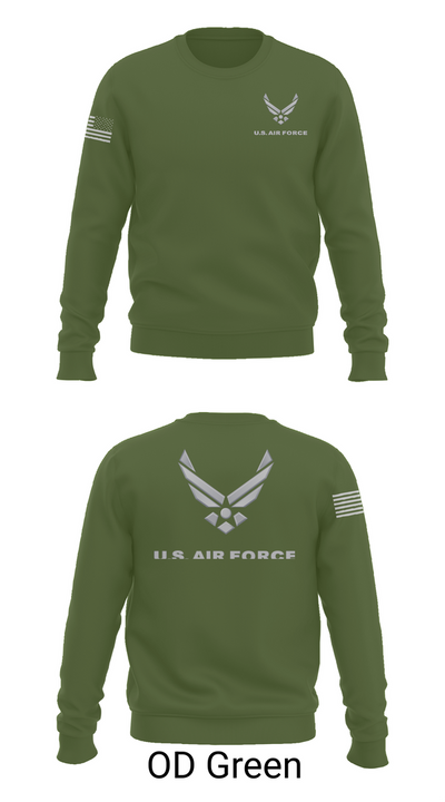 USAF Volunteer 95429734 Crew Neck Sweatshirt - 45