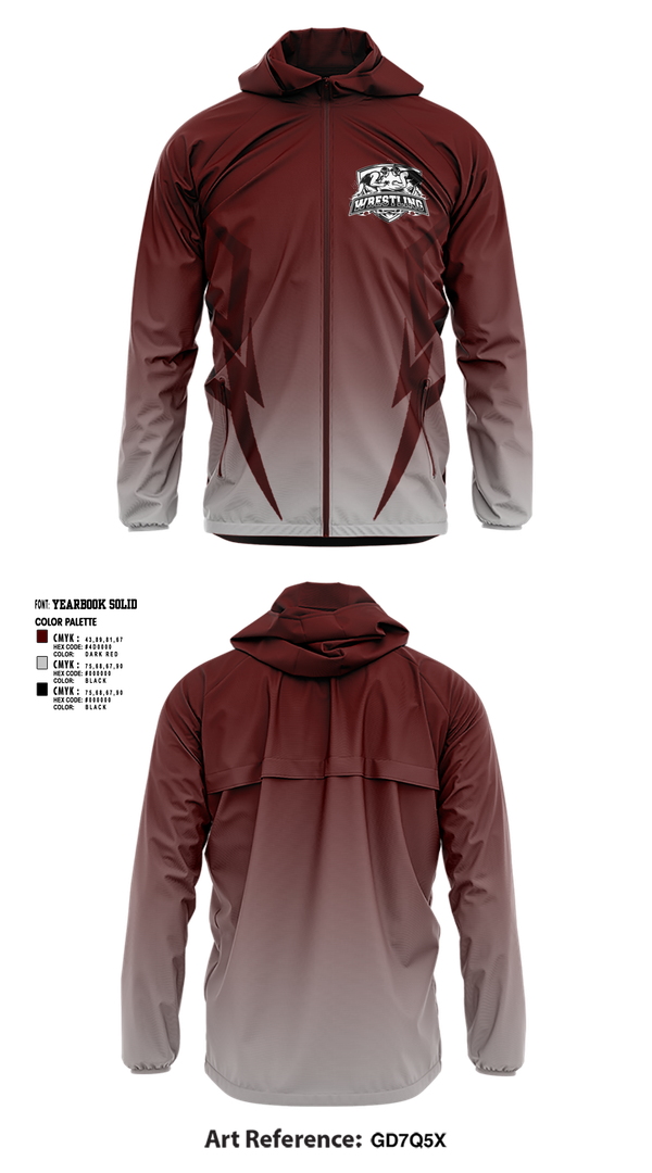 Windbreaker, WarriorS, Wrestling, Teamtime, Team time, sublimation, custom sports apparel, team uniforms, spirit wear, spiritwear, sports uniforms, custom shirts, team store, custom team store, fundraiser sports, apparel fundraiser