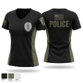 Greencastle Police Department Women's Short Sleeve V-neck Shirt - 1