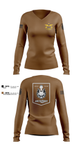Fox Co 3-10 GSAB 20000256 Women's Long Sleeve V-neck Shirt - 1