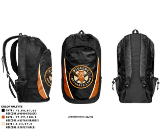 Gear Bag, Rivalry Baseball Club, Baseball, Teamtime, Team time, sublimation, custom sports apparel, team uniforms, spirit wear, spiritwear, sports uniforms, custom shirts, team store, custom team store, fundraiser sports, apparel fundraiser
