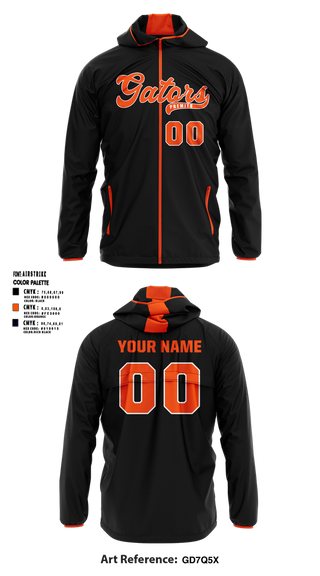 Windbreaker, Indiana Gators Premier, Softball, Teamtime, Team time, sublimation, custom sports apparel, team uniforms, spirit wear, spiritwear, sports uniforms, custom shirts, team store, custom team store, fundraiser sports, apparel fundraiser