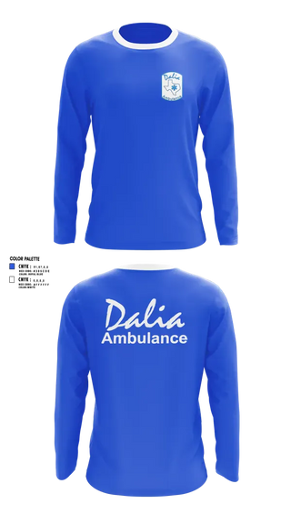 Long Sleeve Performance Shirt, Dalia Ambulance Service, EMS/EMT, Teamtime, Team time, sublimation, custom sports apparel, team uniforms, spirit wear, spiritwear, sports uniforms, custom shirts, team store, custom team store, fundraiser sports, apparel fundraiser