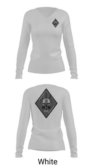 Womens Long Sleeve Vneck Shirt, DCT Phoenix - DOJ, Police, Teamtime, Team time, sublimation, custom sports apparel, team uniforms, spirit wear, spiritwear, sports uniforms, custom shirts, team store, custom team store, fundraiser sports, apparel fundraiser
