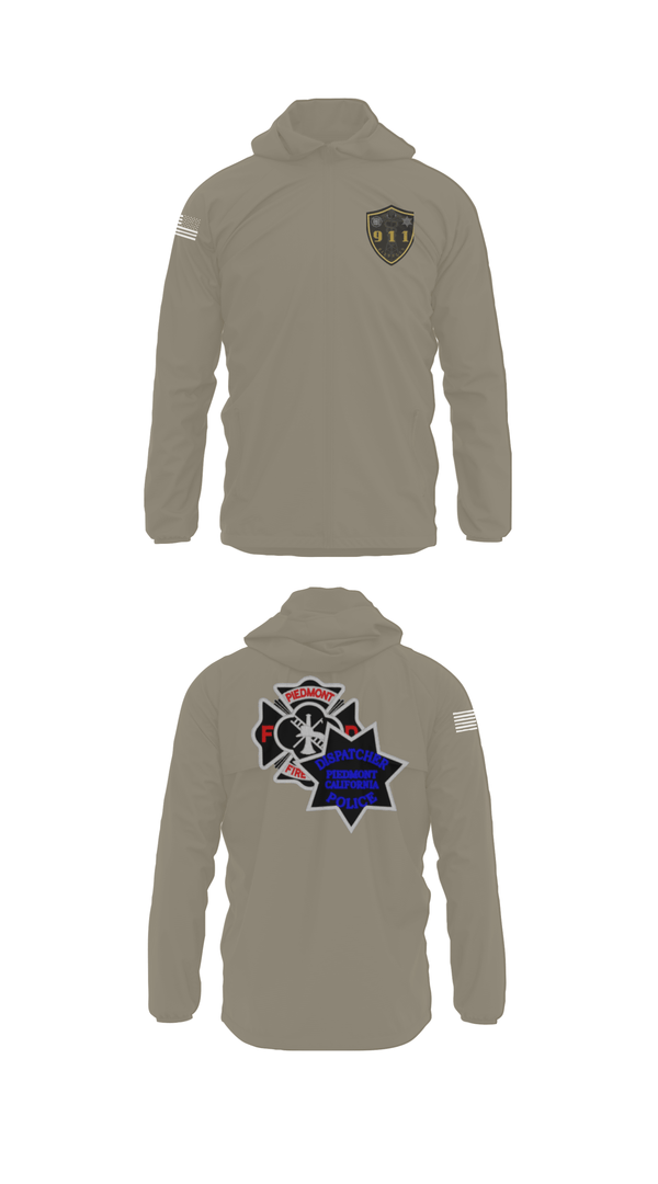 Windbreaker, Piedmont Dispatchers, Fire Department, Teamtime, Team time, sublimation, custom sports apparel, team uniforms, spirit wear, spiritwear, sports uniforms, custom shirts, team store, custom team store, fundraiser sports, apparel fundraiser