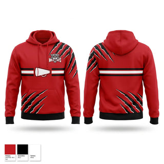 Hoodie, Nitro wildcats, Cheer, Teamtime, Team time, sublimation, custom sports apparel, team uniforms, spirit wear, spiritwear, sports uniforms, custom shirts, team store, custom team store, fundraiser sports, apparel fundraiser