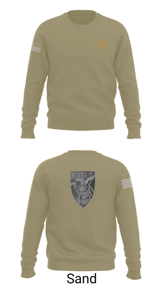 Crew Neck Sweatshirt, HHB 113th FA / FIST, , Teamtime, Team time, sublimation, custom sports apparel, team uniforms, spirit wear, spiritwear, sports uniforms, custom shirts, team store, custom team store, fundraiser sports, apparel fundraiser