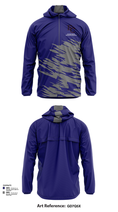 Franklin County High School Basketball 46854116 Windbreaker - 51