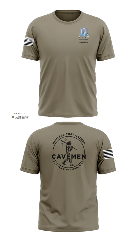 Old School Cotton Feel Shirt, C / 205th MI BN / 500th MIB-T, , Teamtime, Team time, sublimation, custom sports apparel, team uniforms, spirit wear, spiritwear, sports uniforms, custom shirts, team store, custom team store, fundraiser sports, apparel fundraiser