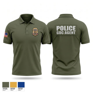 Short Sleeve Performance Polo, GDC K-9, Police, Teamtime, Team time, sublimation, custom sports apparel, team uniforms, spirit wear, spiritwear, sports uniforms, custom shirts, team store, custom team store, fundraiser sports, apparel fundraiser
