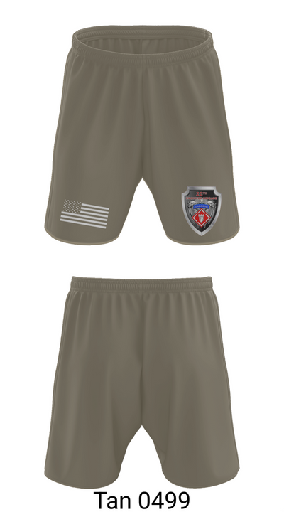 20th Airborne Engineer 22809233 Athletic Shorts With Pockets - 7