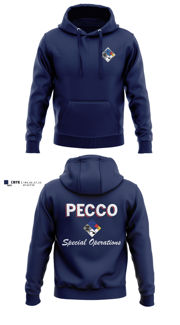 Hoodie, PECCO, , Teamtime, Team time, sublimation, custom sports apparel, team uniforms, spirit wear, spiritwear, sports uniforms, custom shirts, team store, custom team store, fundraiser sports, apparel fundraiser