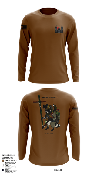 Long Sleeve Performance Shirt, 441st Engineer Company, Army, Teamtime, Team time, sublimation, custom sports apparel, team uniforms, spirit wear, spiritwear, sports uniforms, custom shirts, team store, custom team store, fundraiser sports, apparel fundraiser