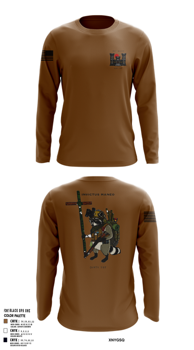 441st Engineer Company 97843489 Long Sleeve Performance Shirt 108