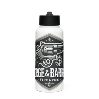 Forge & Barrel Firearms 85618351 Stainless Steel Water Bottle with a Straw Lid