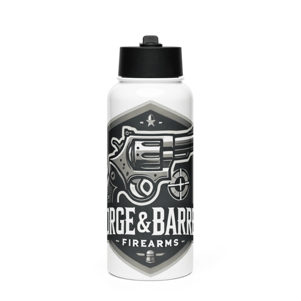 Forge & Barrel Firearms 85618351 Stainless Steel Water Bottle with a Straw Lid