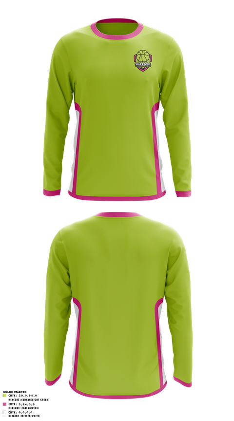 Long Sleeve Performance Shirt, Warriors, Men's Basketball, Teamtime, Team time, sublimation, custom sports apparel, team uniforms, spirit wear, spiritwear, sports uniforms, custom shirts, team store, custom team store, fundraiser sports, apparel fundraiser