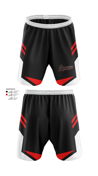 Athletic Shorts With Pockets, BombSquad, Baseball, Teamtime, Team time, sublimation, custom sports apparel, team uniforms, spirit wear, spiritwear, sports uniforms, custom shirts, team store, custom team store, fundraiser sports, apparel fundraiser