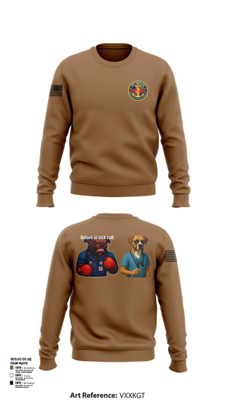 Crew Neck Sweatshirt, USS Boxer, , Teamtime, Team time, sublimation, custom sports apparel, team uniforms, spirit wear, spiritwear, sports uniforms, custom shirts, team store, custom team store, fundraiser sports, apparel fundraiser