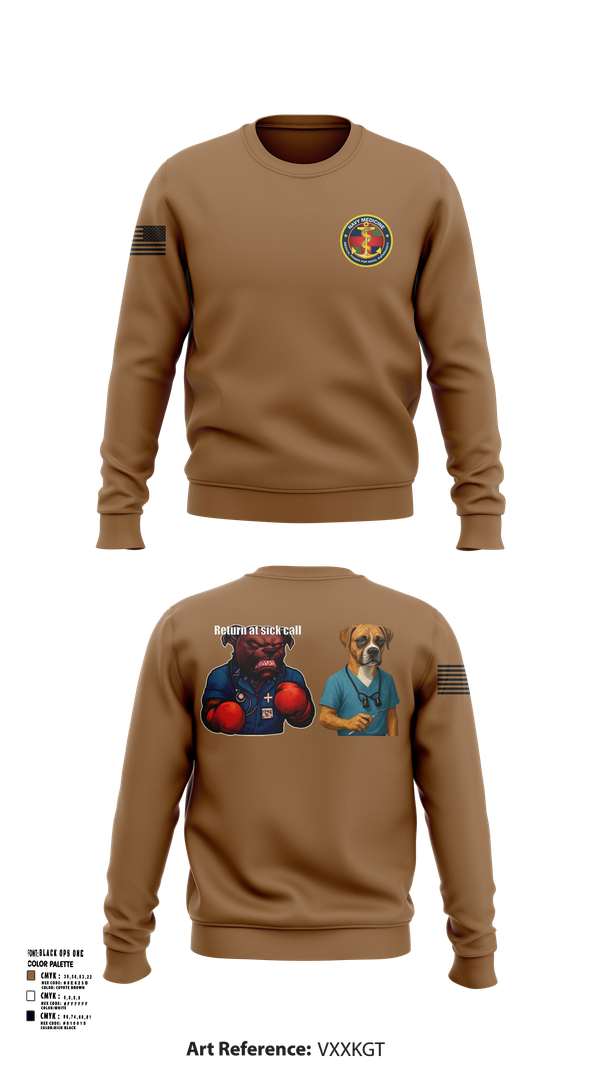 Crew Neck Sweatshirt, USS Boxer, , Teamtime, Team time, sublimation, custom sports apparel, team uniforms, spirit wear, spiritwear, sports uniforms, custom shirts, team store, custom team store, fundraiser sports, apparel fundraiser