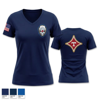 Womens Short Sleeve Vneck Shirt, Thomasville Police, Police, Teamtime, Team time, sublimation, custom sports apparel, team uniforms, spirit wear, spiritwear, sports uniforms, custom shirts, team store, custom team store, fundraiser sports, apparel fundraiser