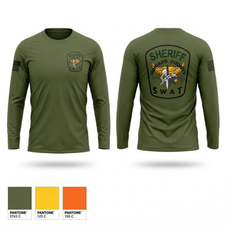 Long Sleeve Performance Shirt, Howard County Swat, Police, Teamtime, Team time, sublimation, custom sports apparel, team uniforms, spirit wear, spiritwear, sports uniforms, custom shirts, team store, custom team store, fundraiser sports, apparel fundraiser