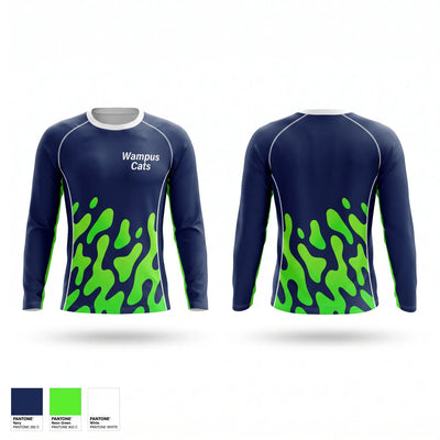 Wampus Cats Long Sleeve Performance Shirt 1
