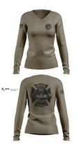 99 CES/CEF Women's Long Sleeve V-neck Shirt - 6