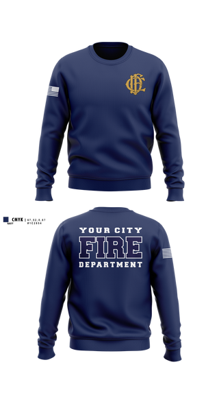 Crew Neck Sweatshirt, Canadian Volunteer Fire Department, Fire Department, Teamtime, Team time, sublimation, custom sports apparel, team uniforms, spirit wear, spiritwear, sports uniforms, custom shirts, team store, custom team store, fundraiser sports, apparel fundraiser