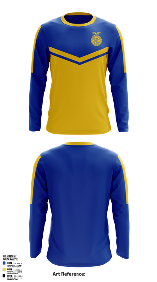 Long Sleeve Performance Shirt, North Decatur FFA, Spirit Store, Teamtime, Team time, sublimation, custom sports apparel, team uniforms, spirit wear, spiritwear, sports uniforms, custom shirts, team store, custom team store, fundraiser sports, apparel fundraiser