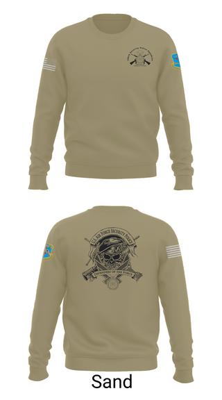 Crew Neck Sweatshirt, 380th Security Police Squadron, , Teamtime, Team time, sublimation, custom sports apparel, team uniforms, spirit wear, spiritwear, sports uniforms, custom shirts, team store, custom team store, fundraiser sports, apparel fundraiser