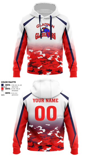 Hoodie, Gladwin Gladiators, Ice Hockey, Teamtime, Team time, sublimation, custom sports apparel, team uniforms, spirit wear, spiritwear, sports uniforms, custom shirts, team store, custom team store, fundraiser sports, apparel fundraiser