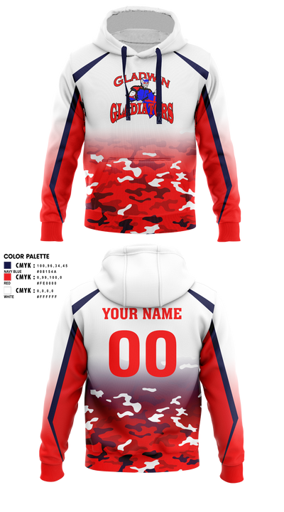 Gladwin Gladiators 9463643 Hoodie - 8