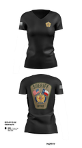 Willacy County Sheriff's Office 34505662 Women's Short Sleeve V-neck Shirt - 25