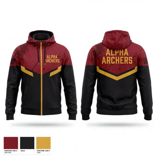 Windbreaker, Alpha Archers, Air Force, Teamtime, Team time, sublimation, custom sports apparel, team uniforms, spirit wear, spiritwear, sports uniforms, custom shirts, team store, custom team store, fundraiser sports, apparel fundraiser